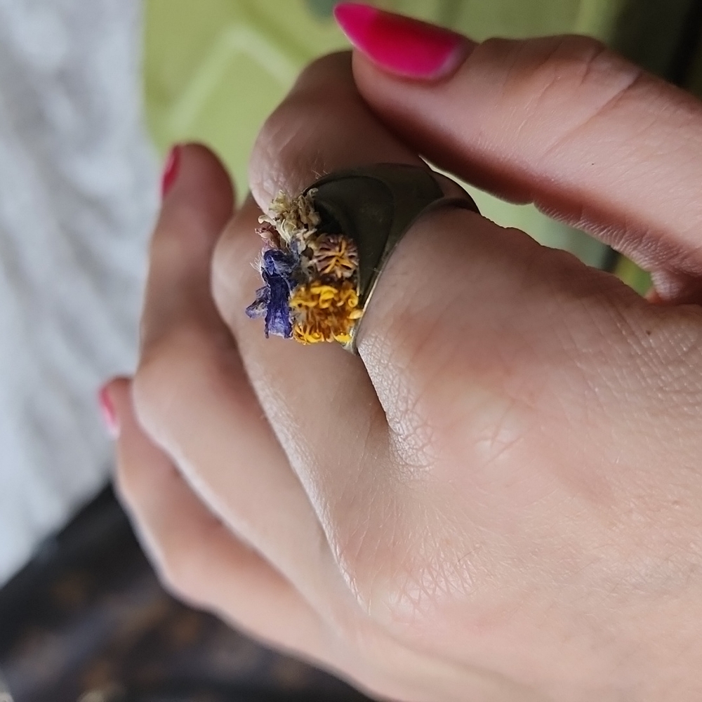 Handmade Wild Flower Ring